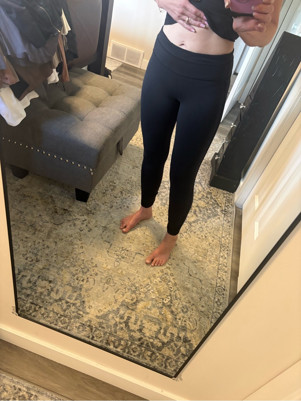 Classic High-Waist Black Leggings